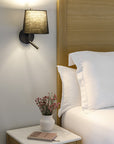 Clip Wall Fixture Black