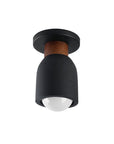 Pompeii Flush Mount Black
