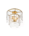 Warren 4 Light Semi Flush/ Pendant Gold