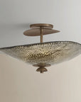Alba 3 Light Flush Mount Bronze