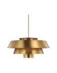 Brisbin Large Pendant Burnished Brass