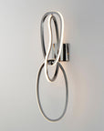 Unity Wall Sconce Black Chrome
