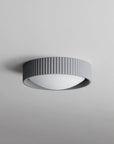 Gray Souffle Led Flush Mount S