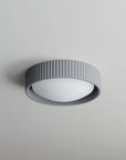 Gray Souffle Led Flush Mount S