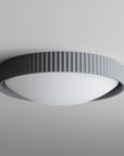 Gray Souffle Led Flush Mount L