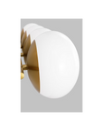 Lune 4 Light Bath Sconce Brass