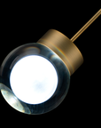 Double Bubble Pendant Aged Brass