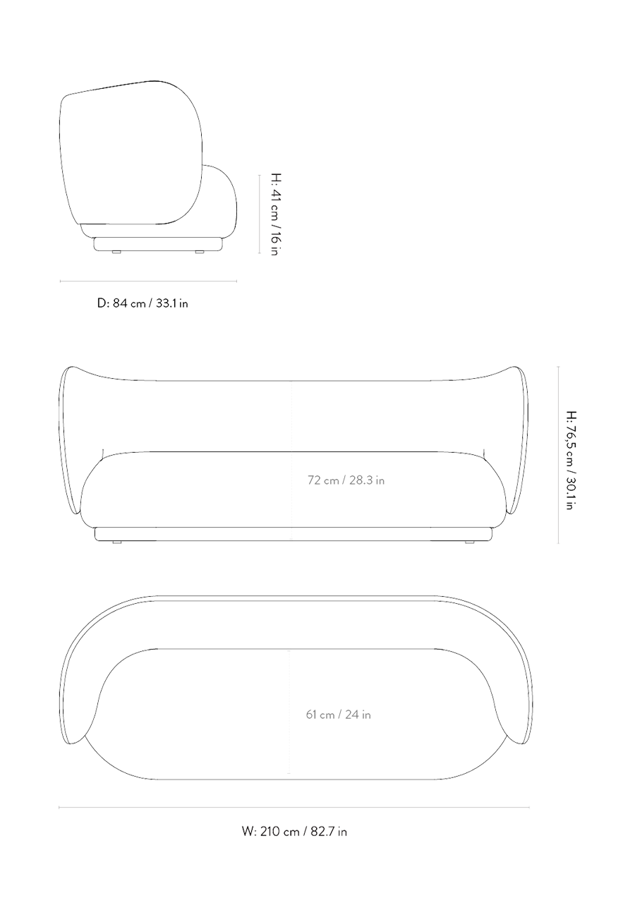 Rico 3-Seater Bouclé