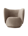 Rico Lounge Chair Rich Velvet Beige