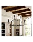 Brianna Chandelier Nickel L