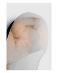 Esculpa Elongated Wall Light Alabaster/Bronze