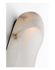 Esculpa Elongated Wall Light Alabaster/Bronze