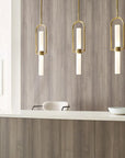 Calumn Pendant Brass