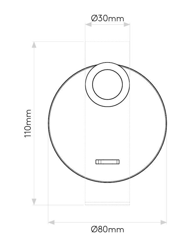 Enna Surface LED Black