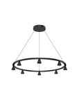 Dune Chandelier Black