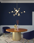 Geode L Chandelier Gold