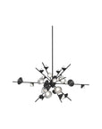 Geode L Chandelier Black