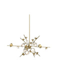 Geode L Chandelier Gold