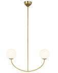 Galassia Two Light Linear Chandelier