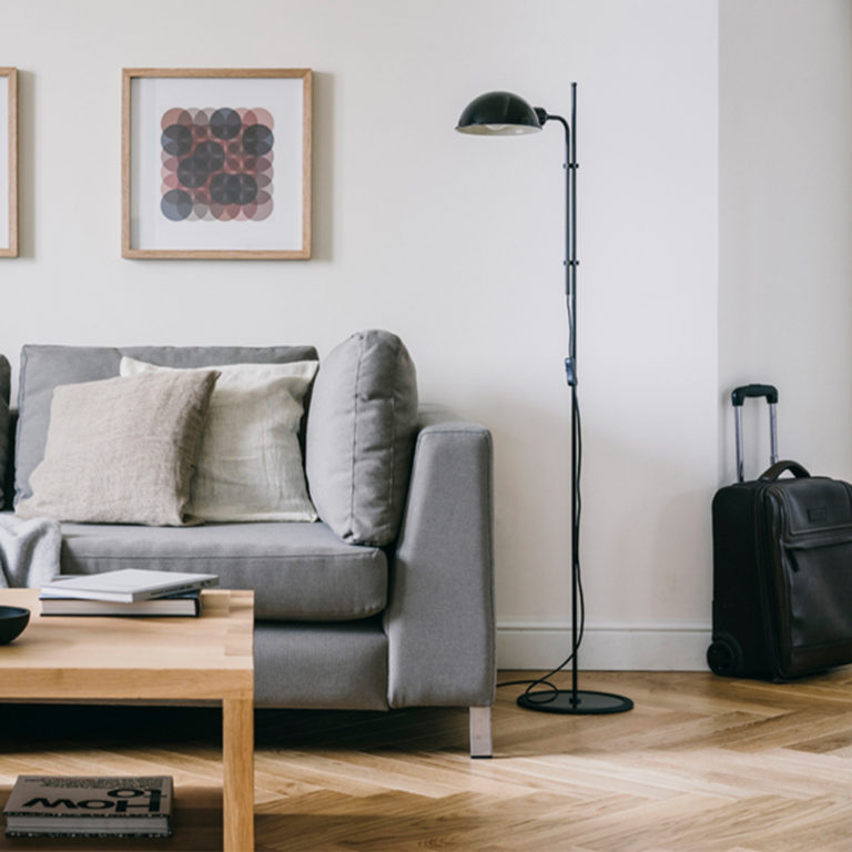 Funiculí Piso Gris Musgo