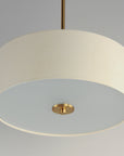 Bongo 3 Light Pendant/Semi Flush Mount Brass