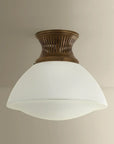 Bruceville Flush Mount Bronze Large