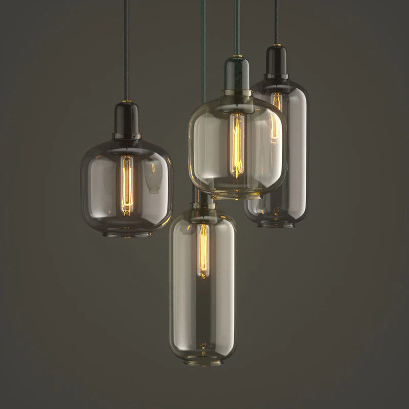 Amp Lamp Large Smoke/Black