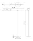 Astrid Floor Lamp Brass