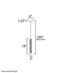 Aragon Led Pendant L
