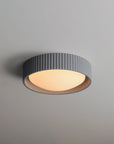 Gray Souffle Led Flush Mount S