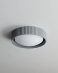 Gray Souffle Led Flush Mount S