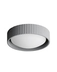 Gray Souffle Led Flush Mount S