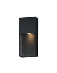 Grate Outdoor Wall Sconce Black S