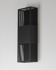 Grate Outdoor Wall Sconce Black M