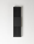 Grate Outdoor Wall Sconce Black L