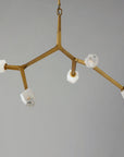 Blossom 5 Light Pendant Brass