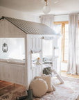 Ashleigh Semi Flush Mount Brass