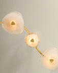 Kune 5 Light Flush Brass