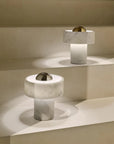 Stone Portable Light Silver