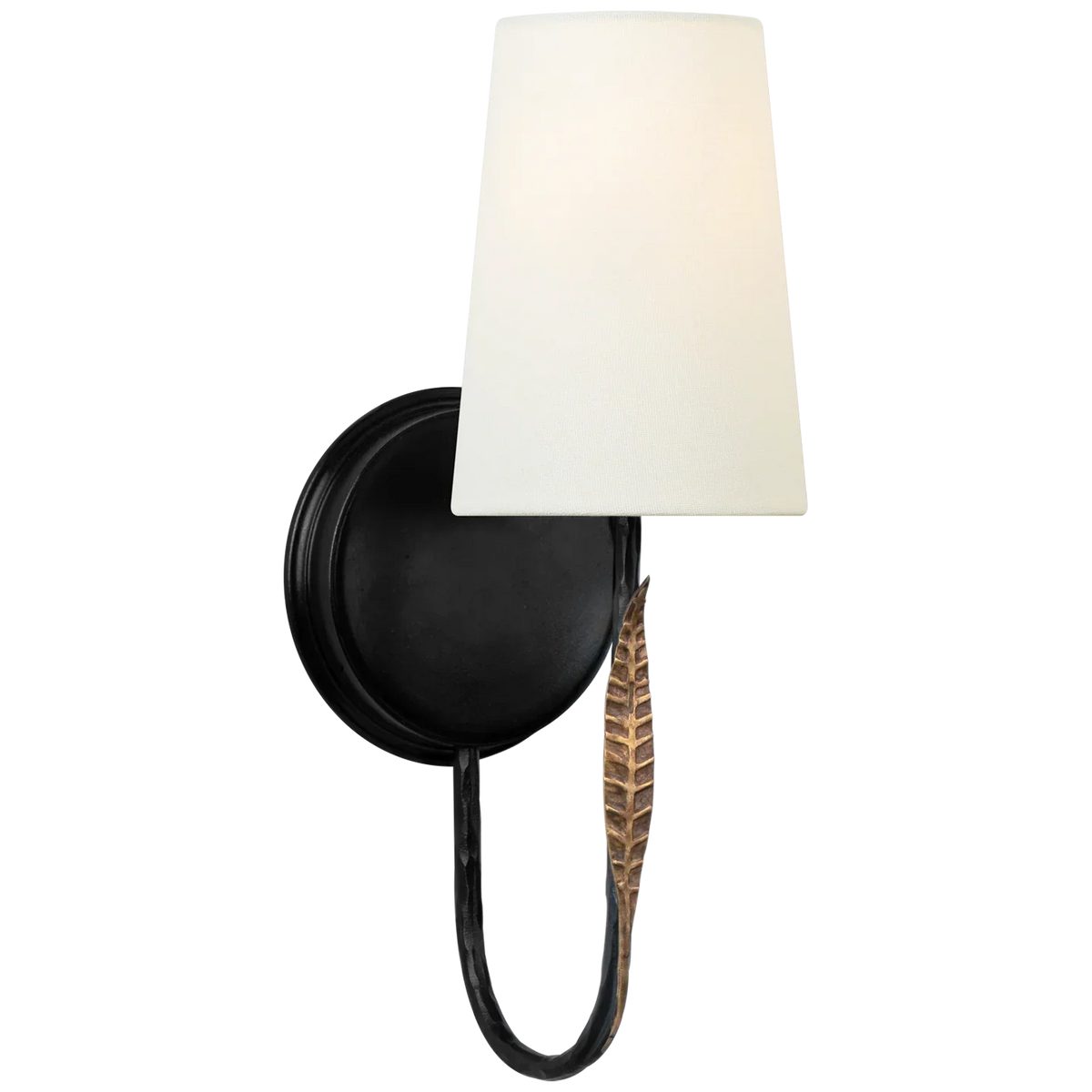 Kairos Single Sconce Iron/Bronze