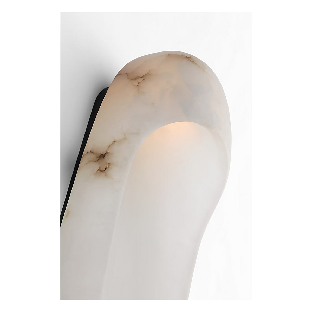 Esculpa Elongated Wall Light Alabaster/Bronze