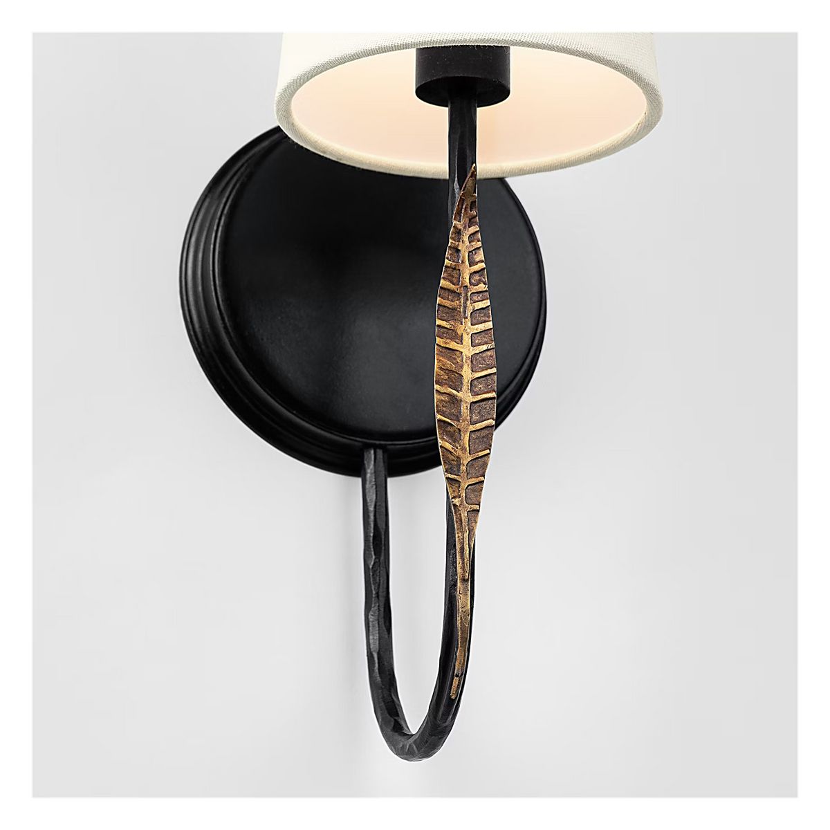Kairos Single Sconce Iron/Bronze