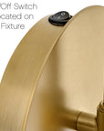 Lou Medium Sconce Brass