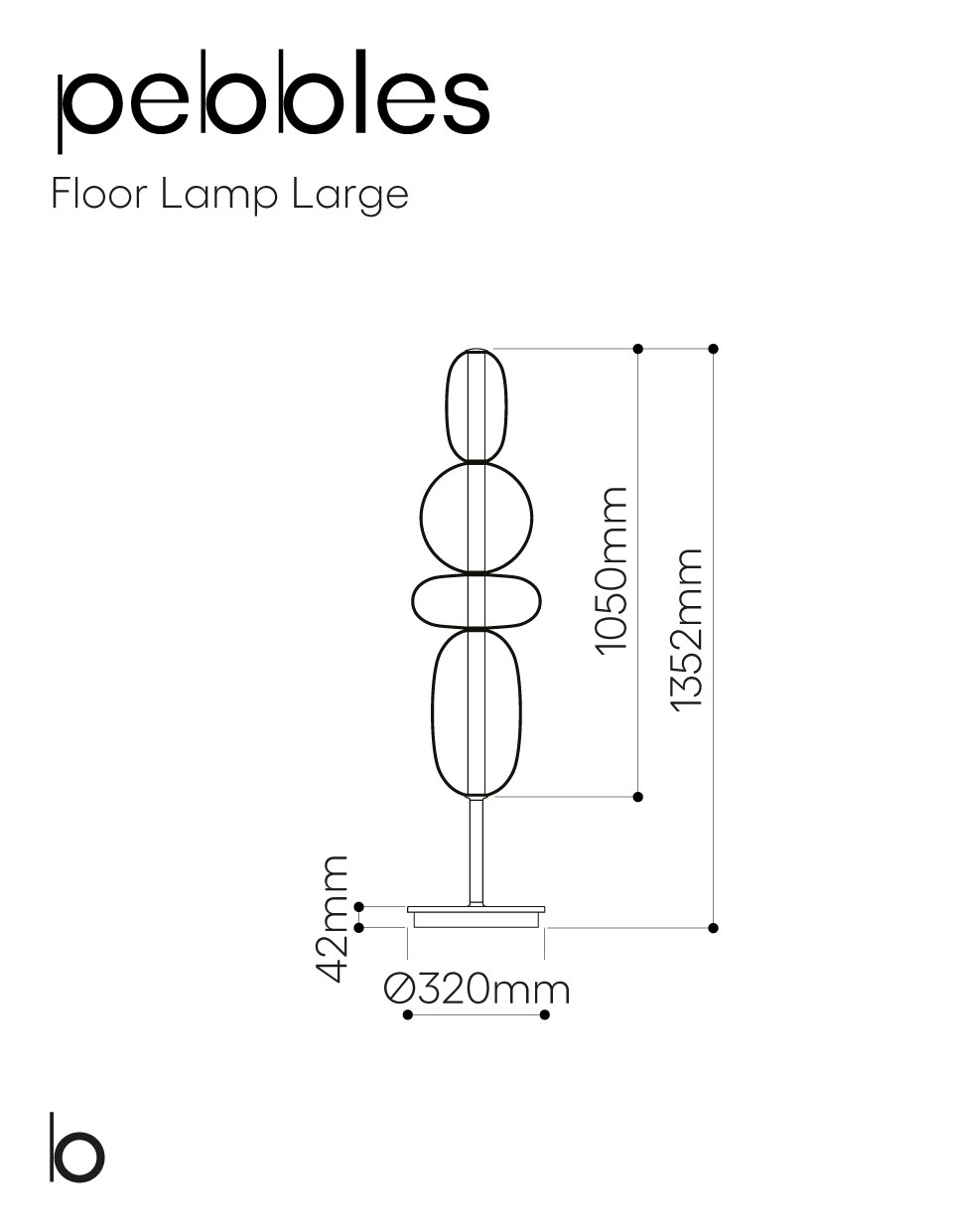 Pebbles Floor Lamp C3